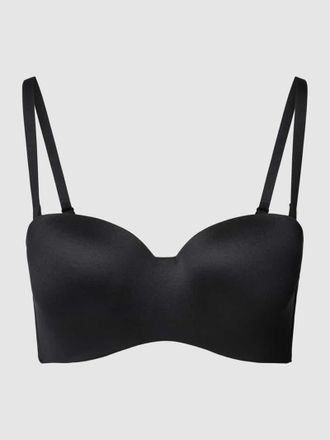 Magic Bodyfashion MAGIC Bodyfashion Schalen-BH mit vorgeformten Cups und Push-Up-Effekt in Black, Größe 70C