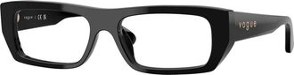 Vogue Eyewear Vo 5660U Optisch montuur - Dames - Brillen - Zwart - 53 MM - Accessoires