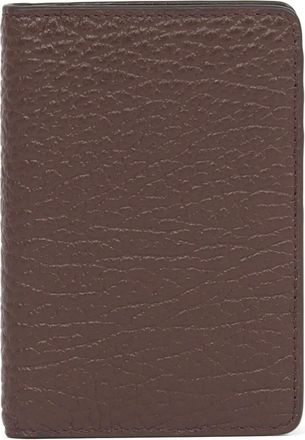 Maison Margiela Portacarte con stampa - Marrone