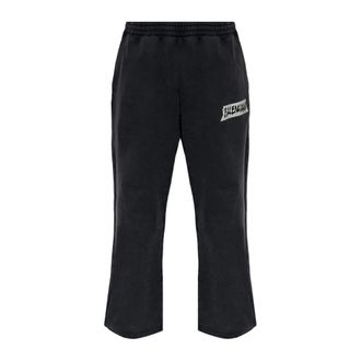 Balenciaga Wide-leg Joggers - male - Balenciaga - Wide Trousers - Gray - XS - Trousers