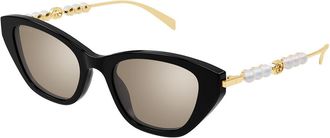 Gucci GG1968S 004 Womens Sunglasses Black Size 50 - Free RX Lenses - Free RX Lenses