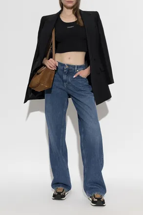 Dolce & Gabbana Straight-leg Jeans, Womens, Blue