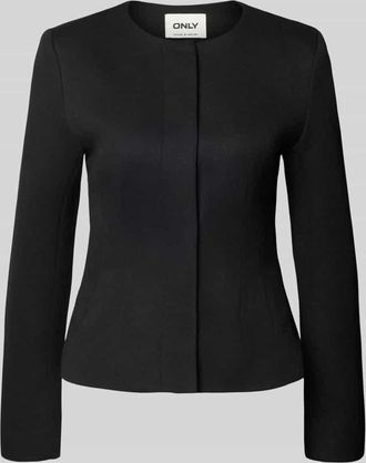 Only Slim Fit Jacke mit verdeckter Knopfleiste Modell SEDONA LIFE in Black, Gr&ouml;&szlig;e XL