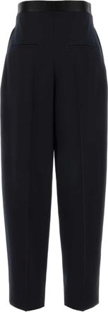 Bottega Veneta Womens Panta Blue Trouser Navy Wool