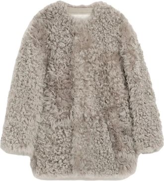 Ami Cappotto corto in shearling - Grigio