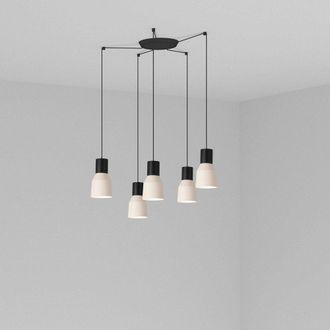 Netlighting Kombo Cluster Pendant Ceiling Light Beige E27