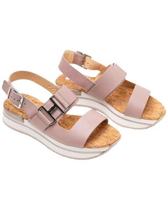 Hogan Leather Sandal