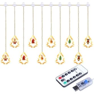 OEM Guirnalda De Luces Navide&ntilde;as, 50 Led, 3 M, Resistente Al Agua, Con Conexi&oacute;n Usb, Luces De Hadas Con 8 Modos De Iluminaci&oacute;n Para Navidad, Ventanas, Fie