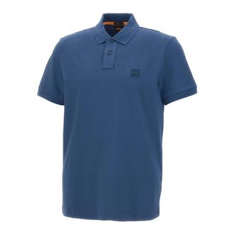 HUGO BOSS Tops, Heren, Blauw, S, Katoen, Passenger Poloshirt