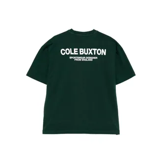 Cole Buxton Logo-Printed Cotton T-Shirt - Green