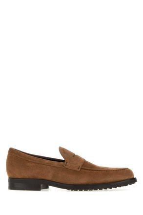 Tod's Brown Suede Loafers