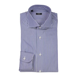 Barba Overhemden, Heren, Blauw, L, Katoen, Classical Model I Shirt