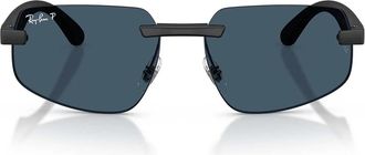 Ray-Ban Sunglasses Rb4475 Ch 601 S1 C Sand Black/Blue Unisex Polarized