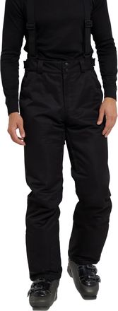 Mountain Warehouse Interstellar Mens Waterproof Ski Pants - Breathable & Thermal Tested Sallopettes with Scuff Guards & Snow Gaiters - Winter Skiing, Sports, Walking Bla