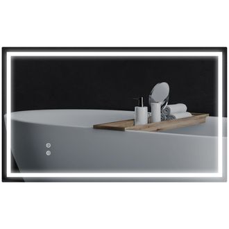 OEM Espejo De Ba&ntilde;o Led 100x60 Cm Con Luz Retroiluminado Antivaho Brillo Ajustable Montaje Vertical U Horizontal