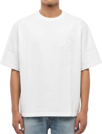 Dsquared2 White Loose Logo T-Shirt