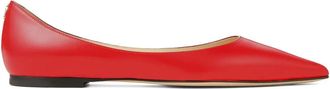 Jimmy Choo London Love Flat pumps - women - Calf Leather/Calf Leather/Calf Leather - 36,5 - Red
