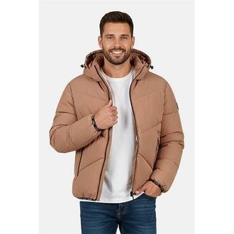 Cars gewatteerde jas lichtbruin