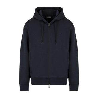 Emporio Armani Hombre, Sudaderas, Azul, Talla: S