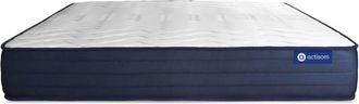 Actisom Colch&oacute;n blanco con l&aacute;tex y espuma viscoel&aacute;stica 140 x 190