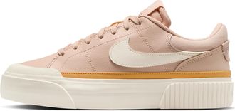 Nike Womens Court Legacy Lift Shoes in Brown | DM7590-202