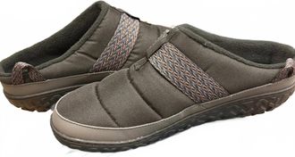 Chaco Womens Ramble Puff Shoe Clogs In Dusty Olive