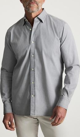 34 Heritage Denim Button-Up Shirt in Grey Indigo at Nordstrom, Size Xx-Large