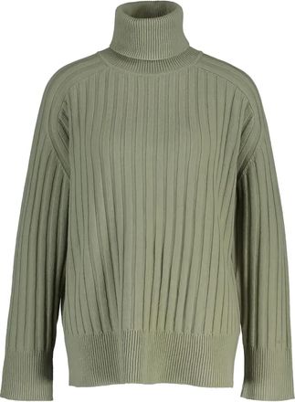 GANT Ribgebreide trui - Groen