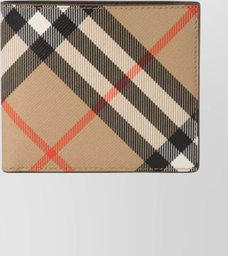 Burberry checked bifold cardholder