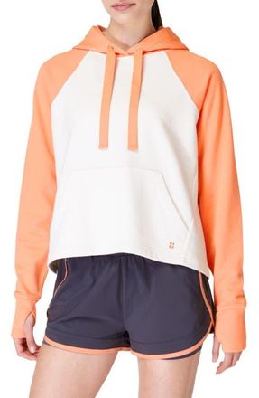 Sweaty Betty Revive Colorblock Hoodie in Lily White at Nordstrom, Size X-Small