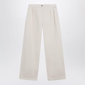 Prada Pantaloni color sabbia in gabardine