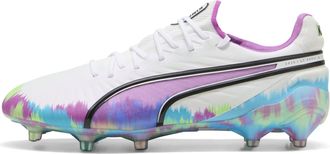 Puma Scarpe da calcio KING ULTIMATE Brilliance FG/AG da donna, Scarpe, Bianco, 40.5