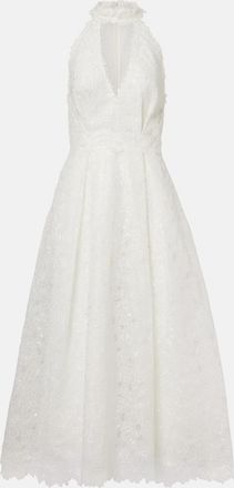 Costarellos Vestido de c&oacute;ctel Lavinia de organza bordado