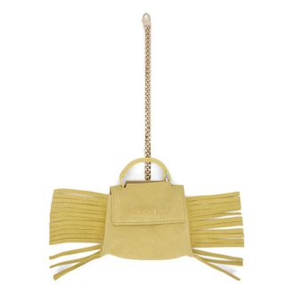 Orciani Mini Sveva Soft Charm - Dames - Handtassen - Geel - ONE Size - Leer - Tassen