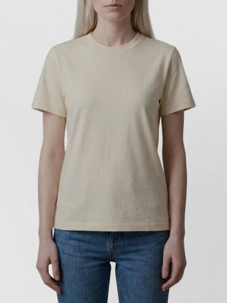 The Row ribbed crew neck cotton short-sleeve t-shirt
