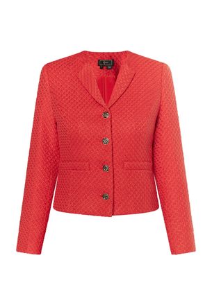 Faina Boucl&eacute; jasje Dames rood