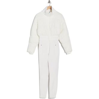 Free People Movement Downhill Diva Waterproof Ski Suit in White at Nordstrom Rack, Size X-Small