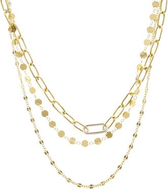 Meshmerise 18K Over Silver 0.05 Ct. Tw. Lab-Grown Diamond Necklace