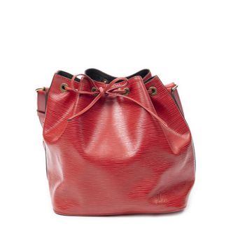Louis Vuitton Pre-owned Womens Noe PM Shoulder Bag - Red - One Size
