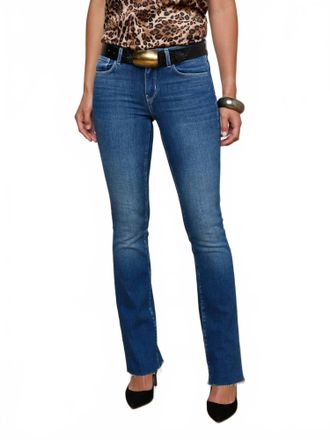 L'agence Sneeki Low-Rise Straight-Leg Jean In Irvine