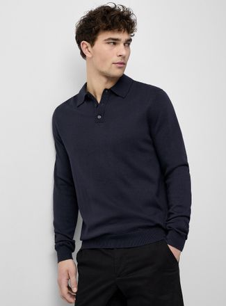 Le 31 Mens Modal-blend Polo Shirt sweater