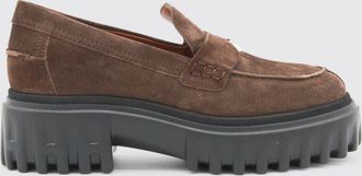 Hogan Mocassino Penny H700 in pelle scamosciata con plateau e logo H