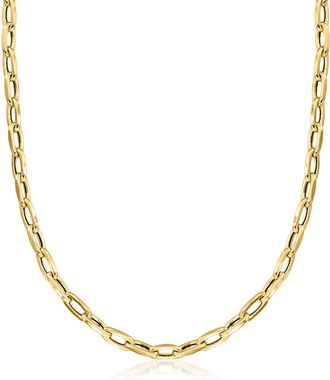Ross-Simons Italian 3mm 14kt Yellow Gold Cable-Chain Necklace