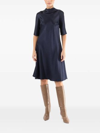 Peter Cohen Vic midi dress - Blauw