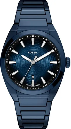 Fossil Everett Bracelet Watch, 42mm in Navy at Nordstrom