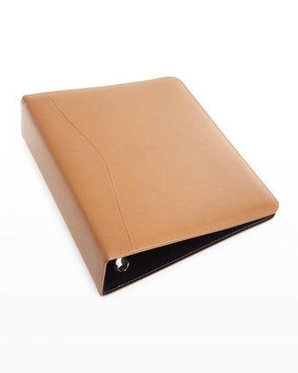 Royce Leather Personalized Leather 2 Ring Binder