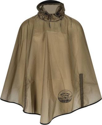 And Wander Beige Hiking Club Sil Nylon Poncho