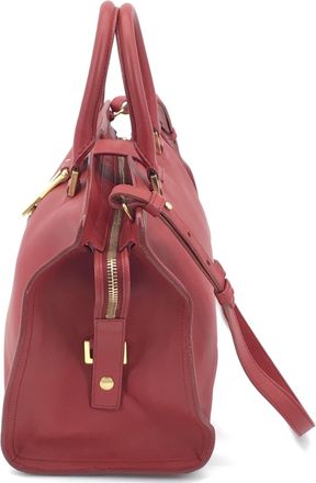 Saint Laurent Leather Handbag With Y Womens Logo (Pre-Owned)