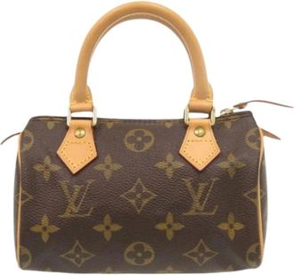 Louis Vuitton Pre-owned Mini Bags, female, Brown, Size: ONE SIZE Pre-owned Mini Speedy