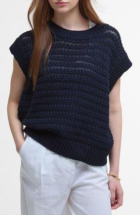 Barbour Melanie Knit Vest in Navy at Nordstrom Rack, Size 12 Us / 16 Uk